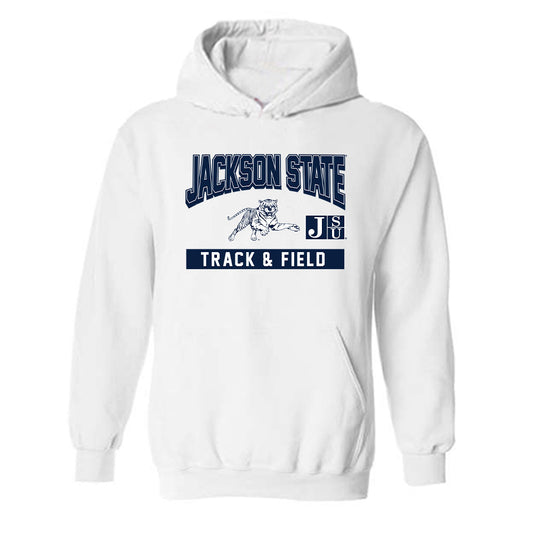 Jackson State - NCAA Women's Track & Field : Tramani Osley - Classic Fashion Shersey Hooded Sweatshirt