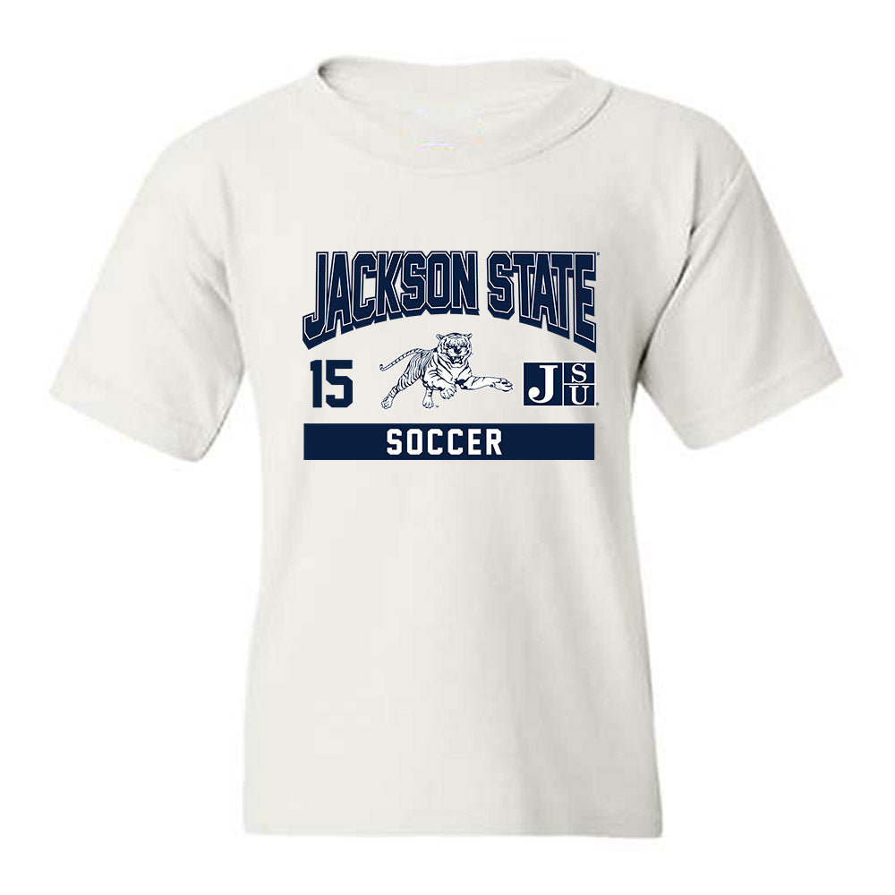 Jackson State - NCAA Women's Soccer : Kyla Gomez - Classic Fashion Shersey Youth T-Shirt-0