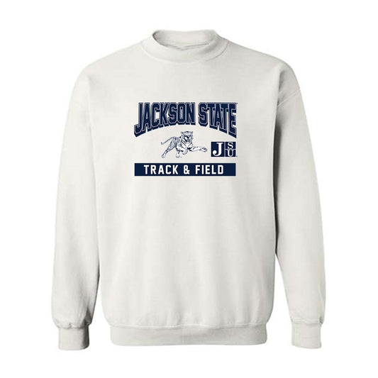 Jackson State - NCAA Women's Track & Field : Derriana Moss - Classic Fashion Shersey Crewneck Sweatshirt