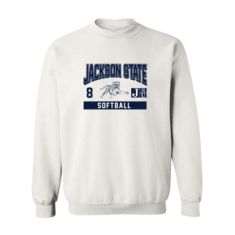 Jackson State - NCAA Softball : Hermariya Stephens - Classic Fashion Shersey Crewneck Sweatshirt