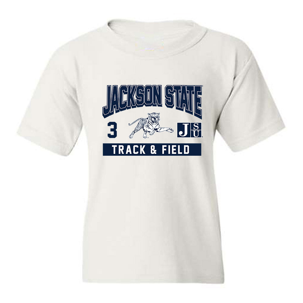 Jackson State - NCAA Men's Track & Field : Robb Salhab - Classic Fashion Shersey Youth T-Shirt