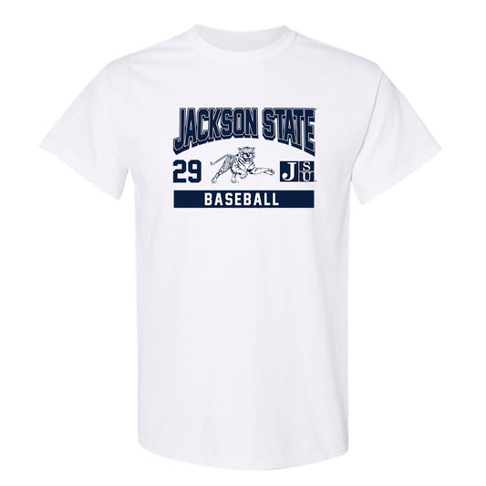 Jackson State - NCAA Baseball : Eric Elliott - Classic Fashion Shersey T-Shirt-0