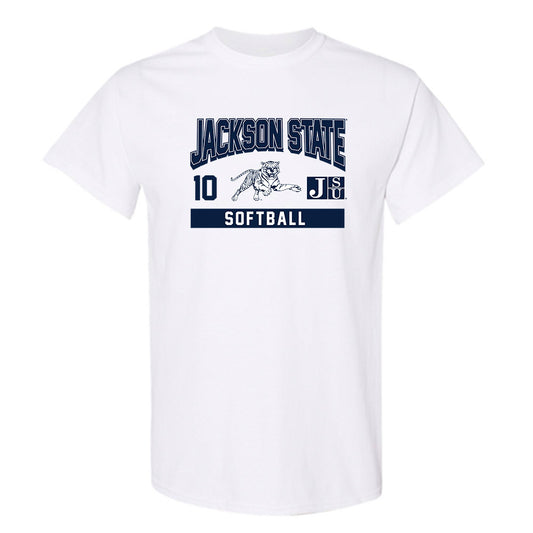 Jackson State - NCAA Softball : Brooklyn Morris - Classic Fashion Shersey T-Shirt-0