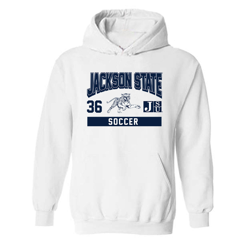 Jackson State - NCAA Women's Soccer : India Wilson - Classic Fashion Shersey Hooded Sweatshirt-0