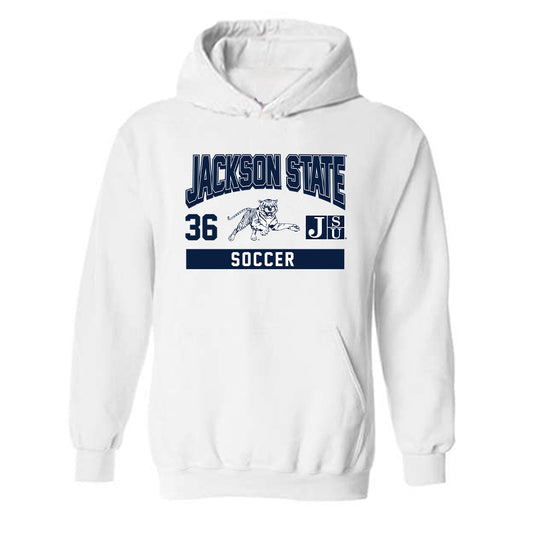 Jackson State - NCAA Women's Soccer : India Wilson - Classic Fashion Shersey Hooded Sweatshirt-0