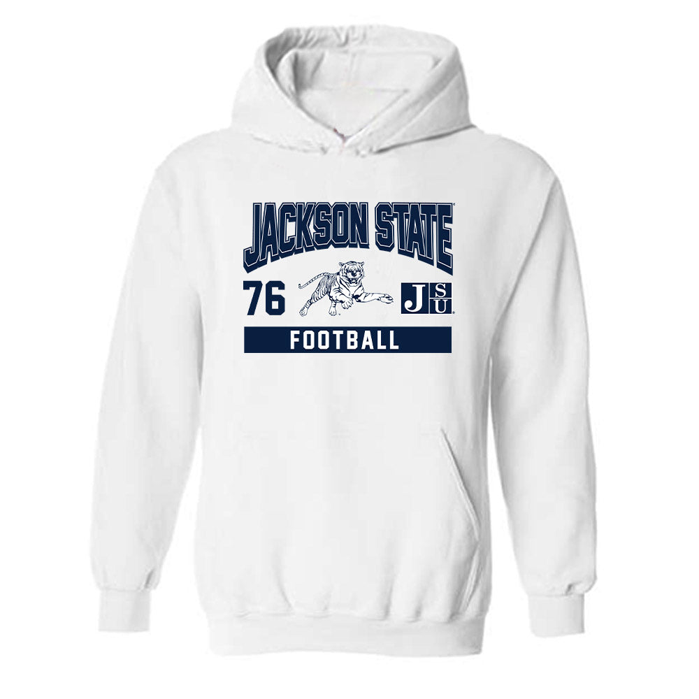 Jackson State - NCAA Football : Antonio Ross jr - Classic Fashion Shersey Hooded Sweatshirt-0