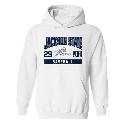 Jackson State - NCAA Baseball : Eric Elliott - Classic Fashion Shersey Hooded Sweatshirt-0