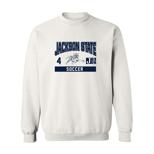 Jackson State - NCAA Women's Soccer : Kianah Farmer - Classic Fashion Shersey Crewneck Sweatshirt-0