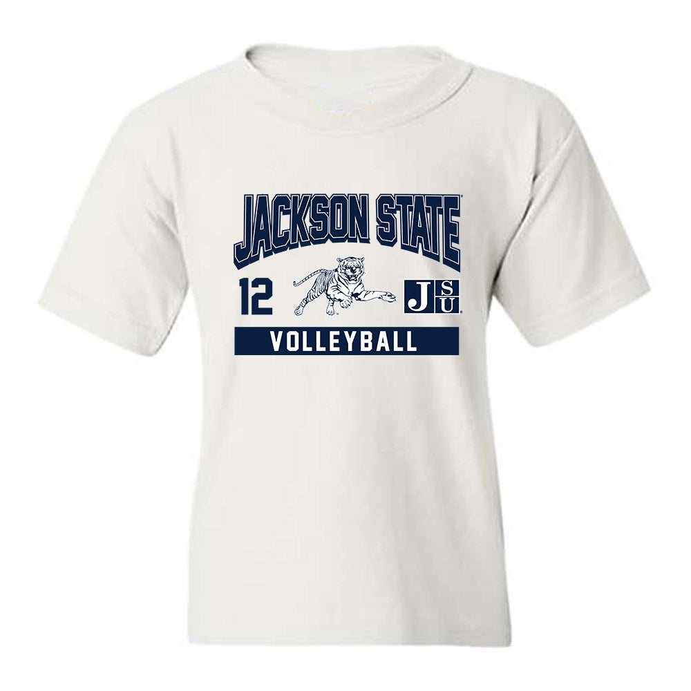 Jackson State - NCAA Women's Volleyball : Cierra Gilbert - Classic Fashion Shersey Youth T-Shirt-0
