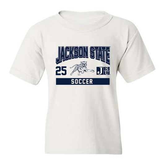 Jackson State - NCAA Women's Soccer : Cora Kmiec - Classic Fashion Shersey Youth T-Shirt-0