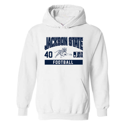 Jackson State - NCAA Football : Braxton Barney - Classic Fashion Shersey Hooded Sweatshirt