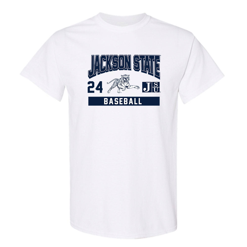 Jackson State - NCAA Baseball : Ledy Alvarez - Classic Fashion Shersey T-Shirt-0
