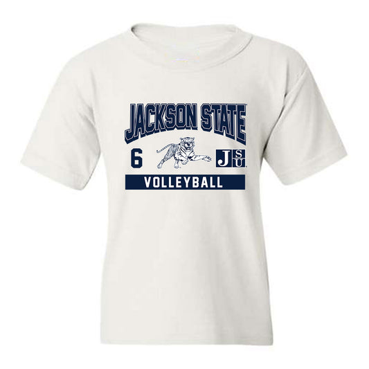 Jackson State - NCAA Women's Volleyball : Naija Gadis - Classic Fashion Shersey Youth T-Shirt