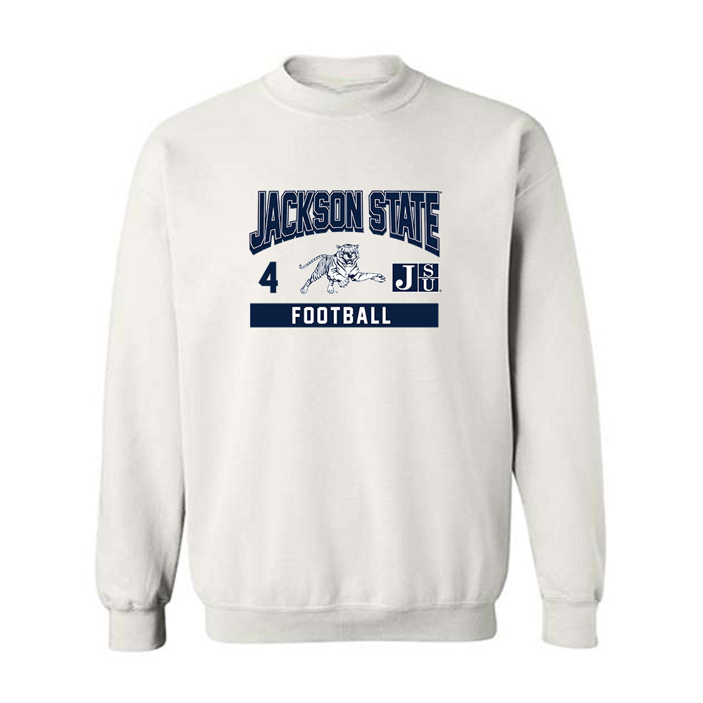 Jackson State - NCAA Football : Tyquan Henderson - Classic Fashion Shersey Crewneck Sweatshirt-0
