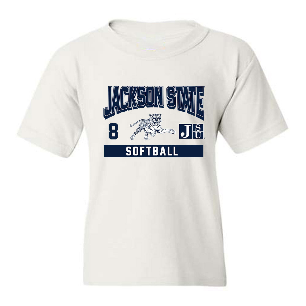 Jackson State - NCAA Softball : Hermariya Stephens - Classic Fashion Shersey Youth T-Shirt