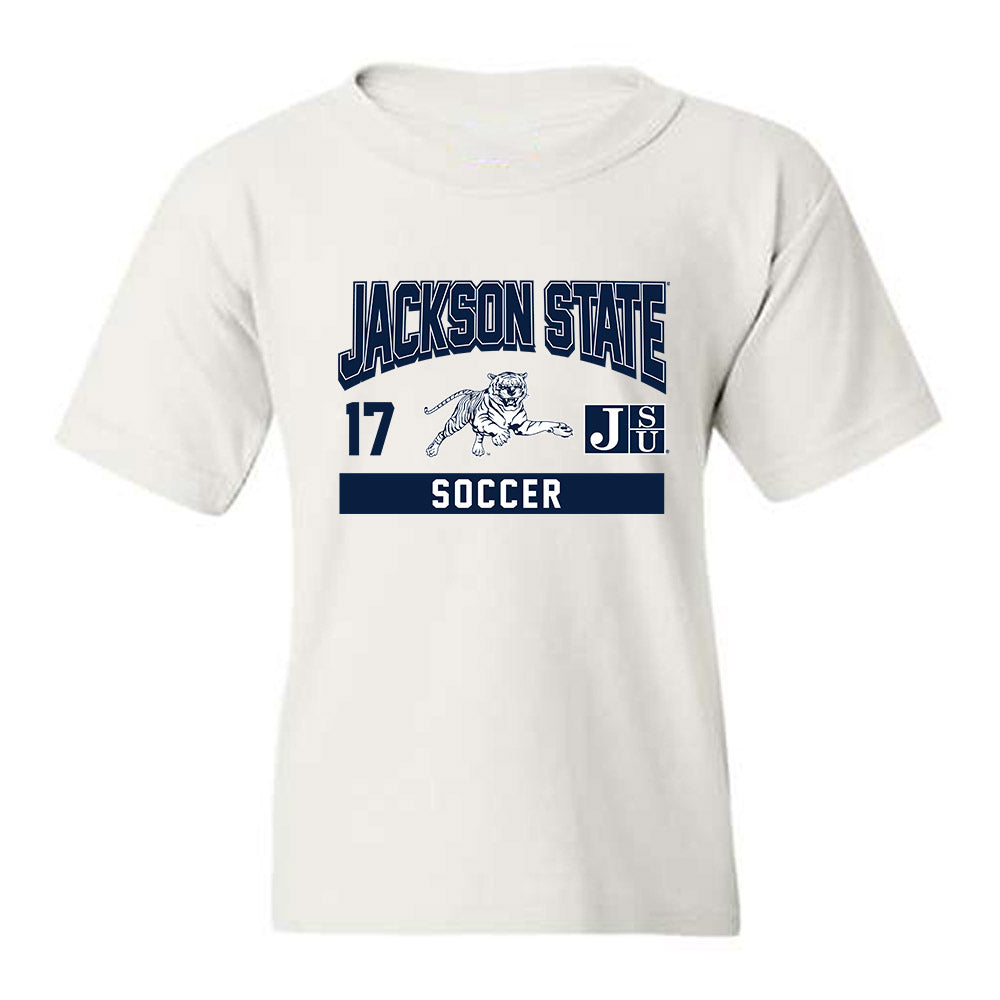 Jackson State - NCAA Women's Soccer : Asia Wilson - Classic Fashion Shersey Youth T-Shirt-0