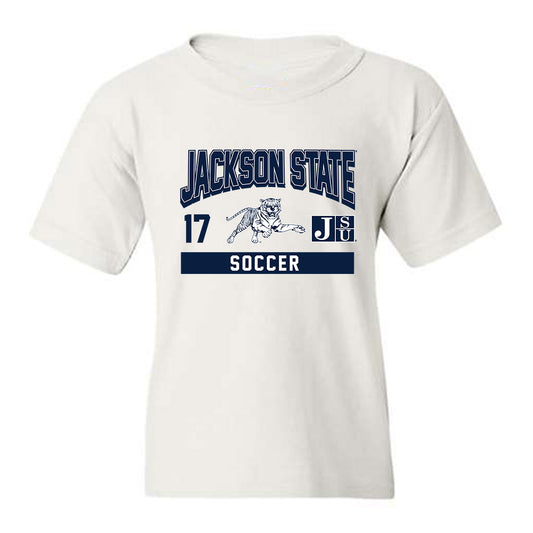 Jackson State - NCAA Women's Soccer : Asia Wilson - Classic Fashion Shersey Youth T-Shirt-0