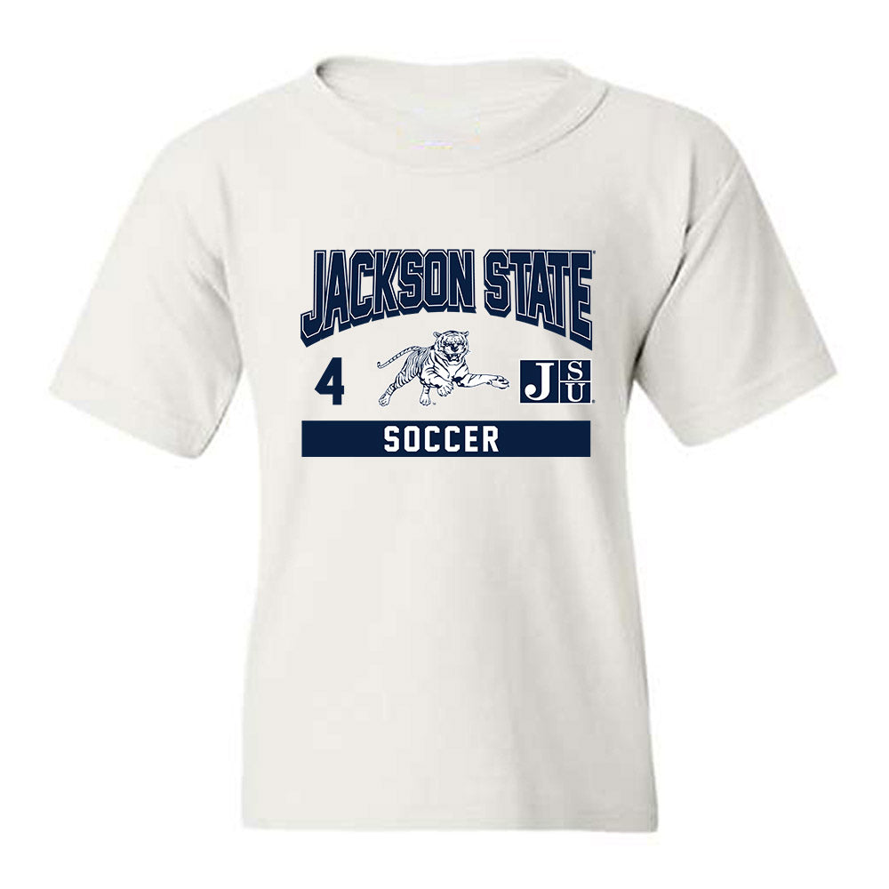 Jackson State - NCAA Women's Soccer : Kianah Farmer - Classic Fashion Shersey Youth T-Shirt-0