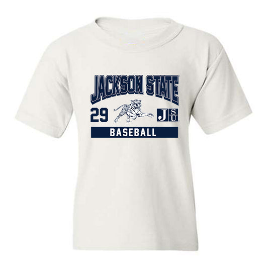 Jackson State - NCAA Baseball : Eric Elliott - Classic Fashion Shersey Youth T-Shirt-0