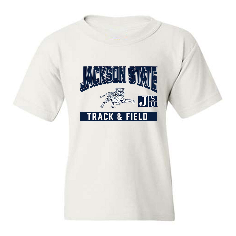 Jackson State - NCAA Women's Track & Field : Syncere Daniels - Classic Fashion Shersey Youth T-Shirt-0