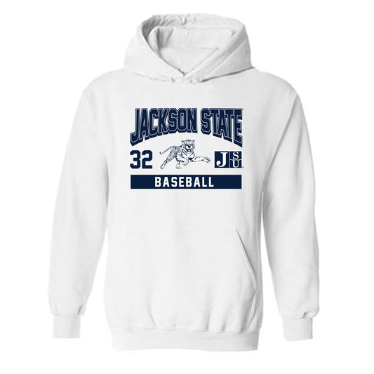 Jackson State - NCAA Baseball : DJ Hardrick - Classic Fashion Shersey Hooded Sweatshirt-0
