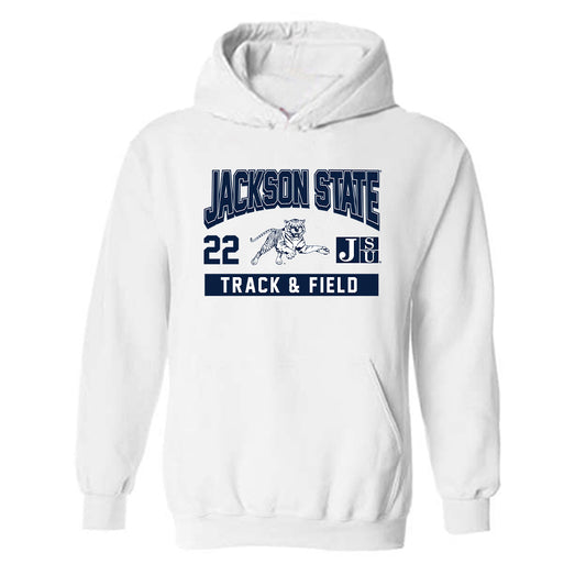 Jackson State - NCAA Men's Track & Field : Lawrence Lee - Classic Fashion Shersey Hooded Sweatshirt