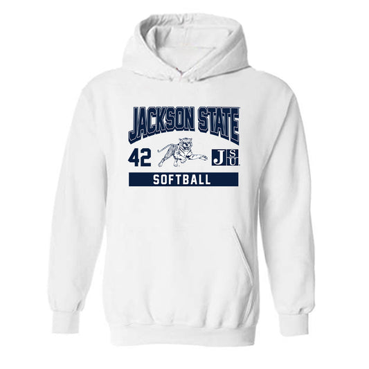 Jackson State - NCAA Softball : Jace Jackson - Classic Fashion Shersey Hooded Sweatshirt-0