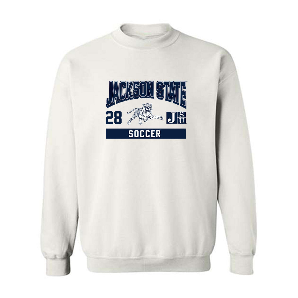 Jackson State - NCAA Women's Soccer : Makayla Sturkey - Classic Fashion Shersey Crewneck Sweatshirt-0