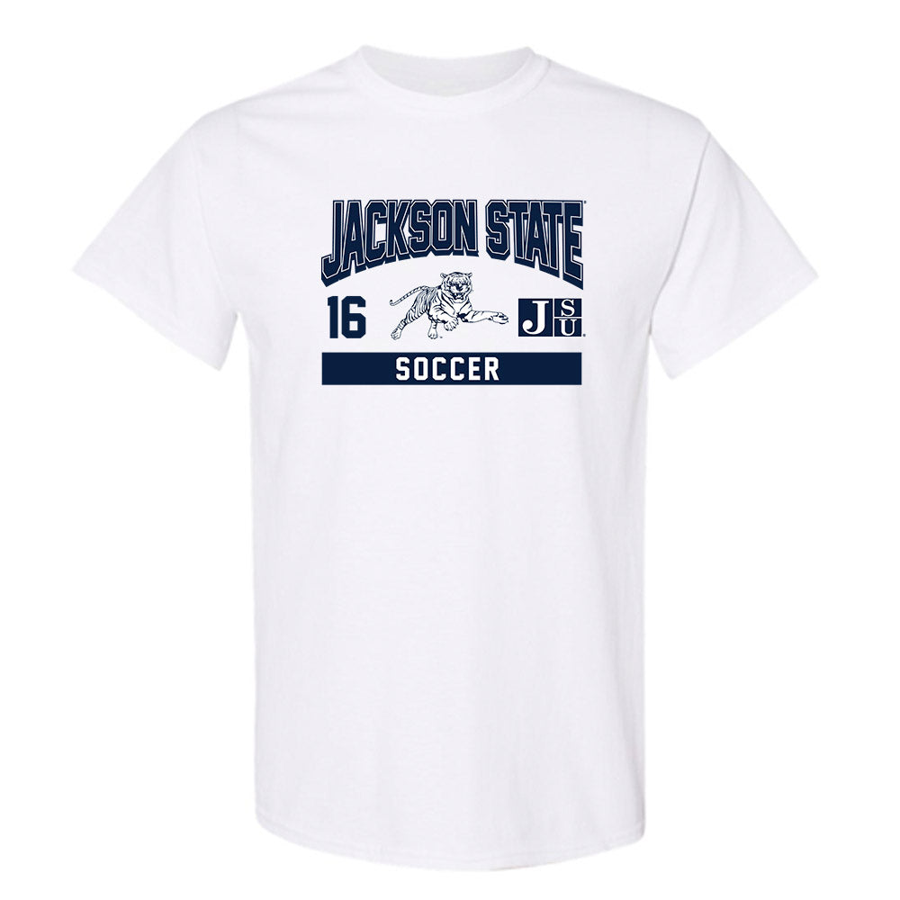 Jackson State - NCAA Women's Soccer : Josetiarainnah Olaco - Classic Fashion Shersey T-Shirt-0