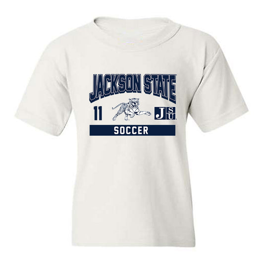 Jackson State - NCAA Women's Soccer : Mia Ortega - Classic Fashion Shersey Youth T-Shirt-0