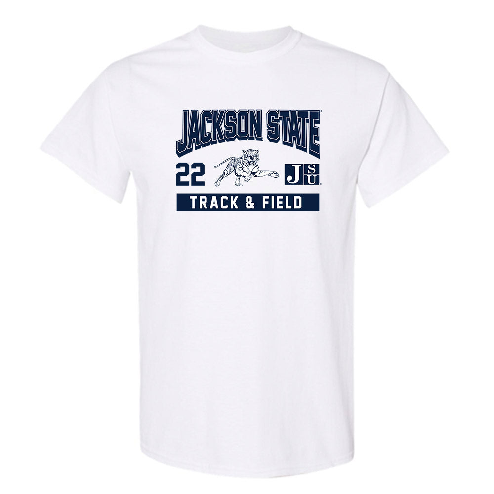 Jackson State - NCAA Men's Track & Field : Lawrence Lee - Classic Fashion Shersey T-Shirt