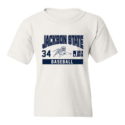 Jackson State - NCAA Baseball : Steve Spurgeon Jr - Classic Fashion Shersey Youth T-Shirt-0
