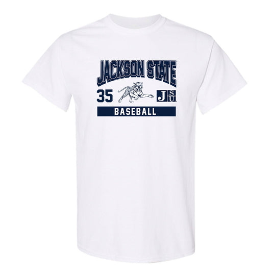 Jackson State - NCAA Baseball : CJ Lewis - Classic Fashion Shersey T-Shirt