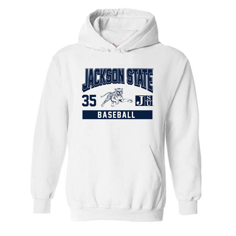 Jackson State - NCAA Baseball : CJ Lewis - Classic Fashion Shersey Hooded Sweatshirt