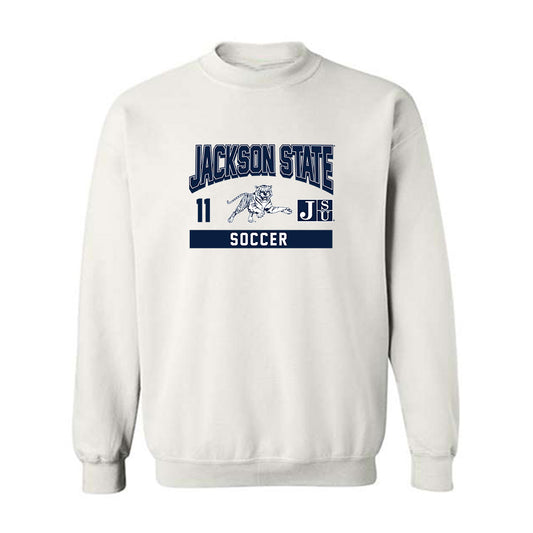 Jackson State - NCAA Women's Soccer : Mia Ortega - Classic Fashion Shersey Crewneck Sweatshirt-0