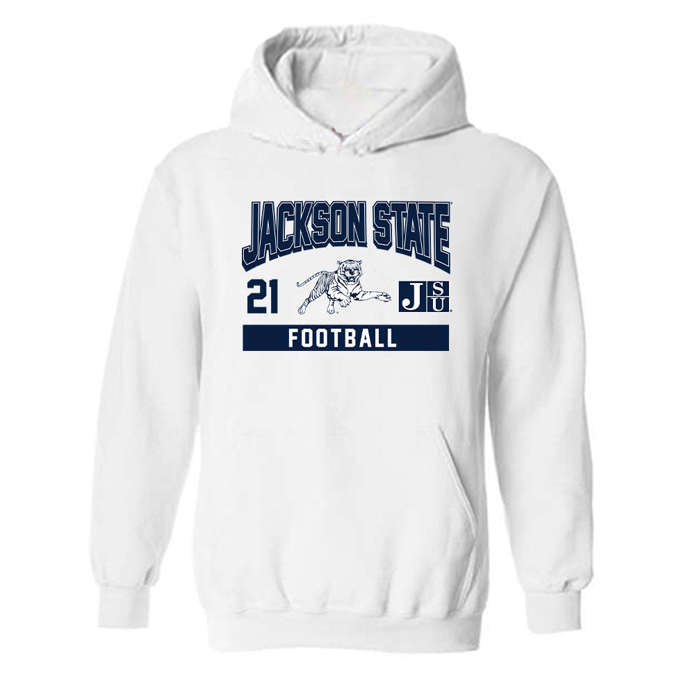Jackson State - NCAA Football : Vernorrius Chaney - Classic Fashion Shersey Hooded Sweatshirt-0