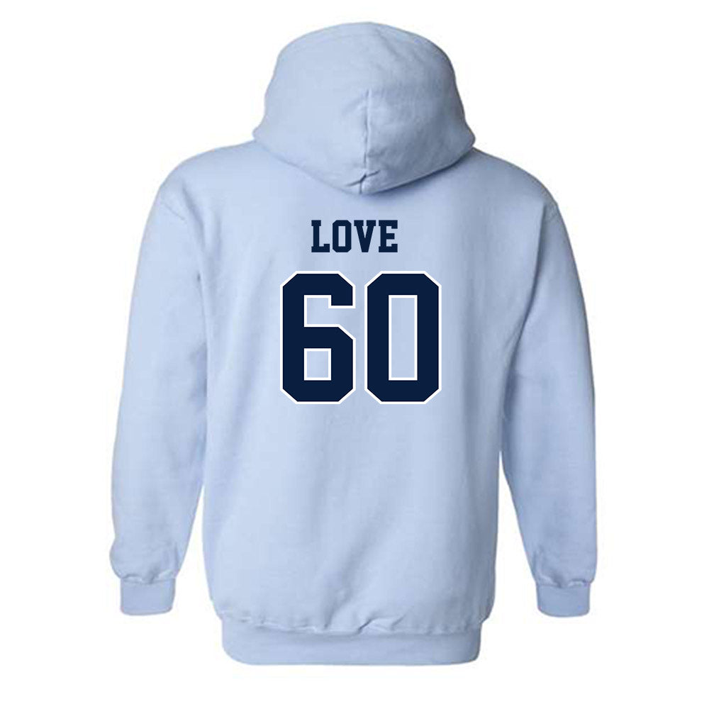 Jackson State - NCAA Football : Devin Love - Classic Shersey Hooded Sweatshirt-1