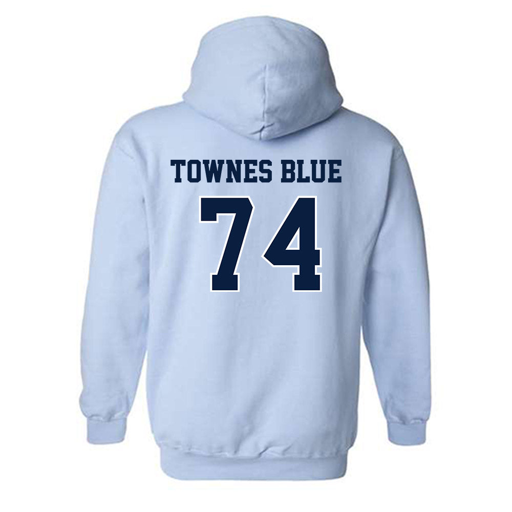 Jackson State - NCAA Football : DAndre Townes Blue - Classic Shersey Hooded Sweatshirt-1