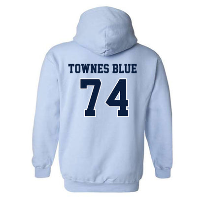 Jackson State - NCAA Football : DAndre Townes Blue - Classic Shersey Hooded Sweatshirt-1