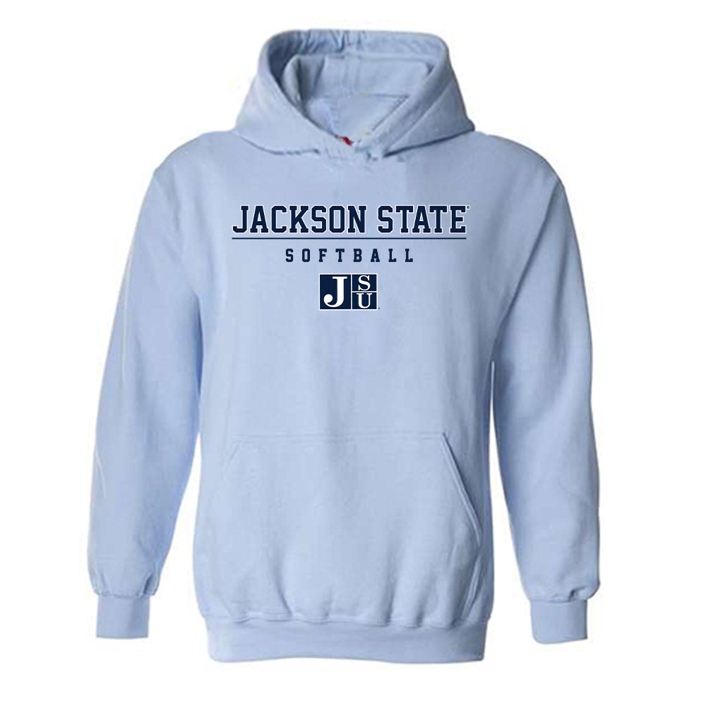 Jackson State - NCAA Softball : Meah Almaraz - Classic Shersey Hooded Sweatshirt-0