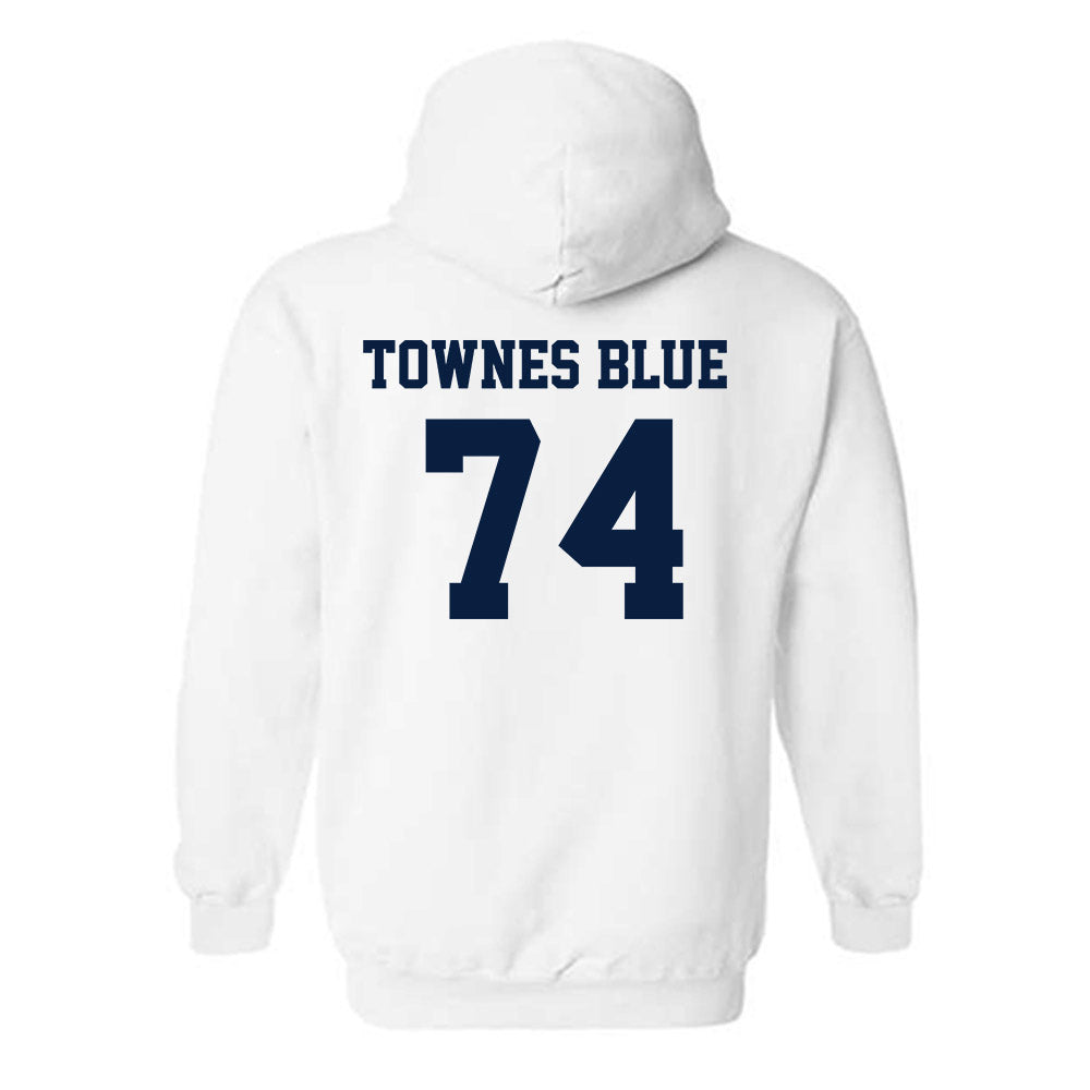 Jackson State - NCAA Football : DAndre Townes Blue - Classic Shersey Hooded Sweatshirt-1