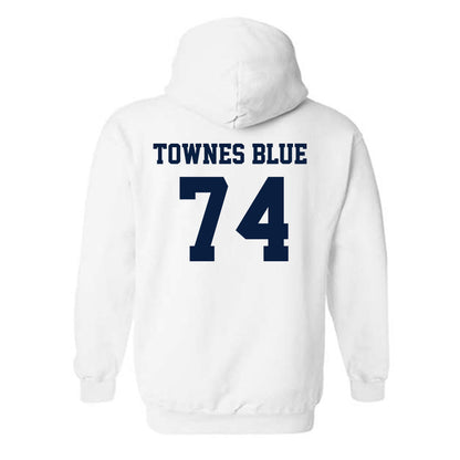 Jackson State - NCAA Football : DAndre Townes Blue - Classic Shersey Hooded Sweatshirt-1
