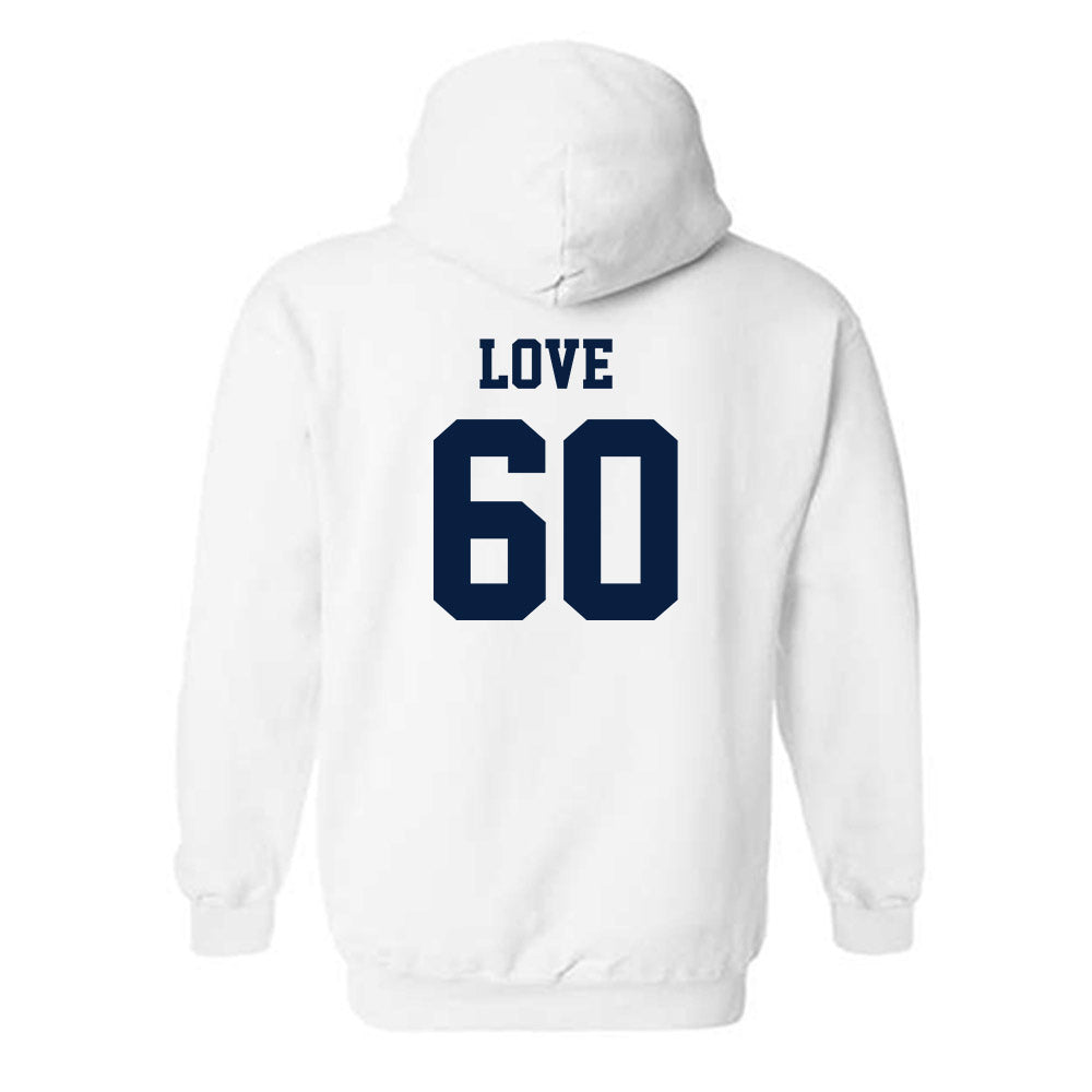 Jackson State - NCAA Football : Devin Love - Classic Shersey Hooded Sweatshirt-1