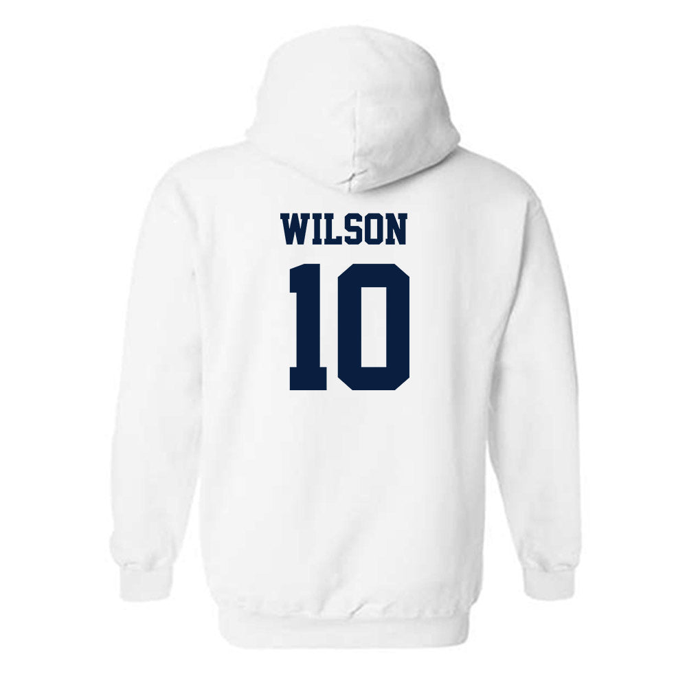 Jackson State - NCAA Men's Basketball : Ebo Wilson - Classic Shersey Hooded Sweatshirt-1