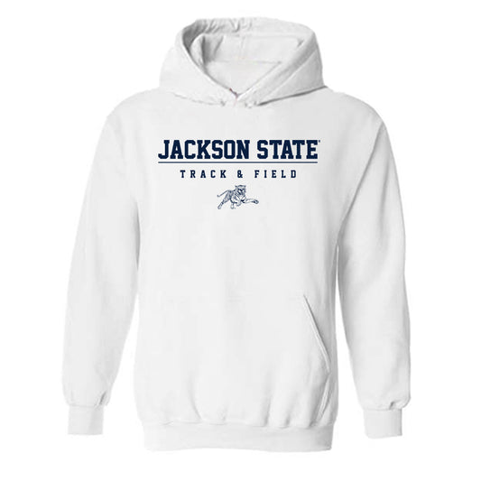 Jackson State - NCAA Men's Track & Field : Tyjah Edwards - Classic Shersey Hooded Sweatshirt-0