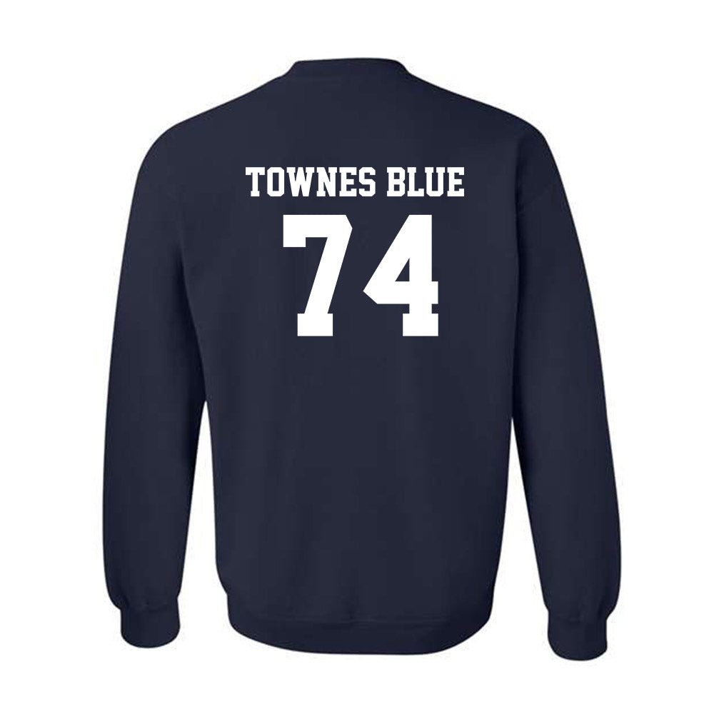 Jackson State - NCAA Football : DAndre Townes Blue - Classic Shersey Crewneck Sweatshirt-1