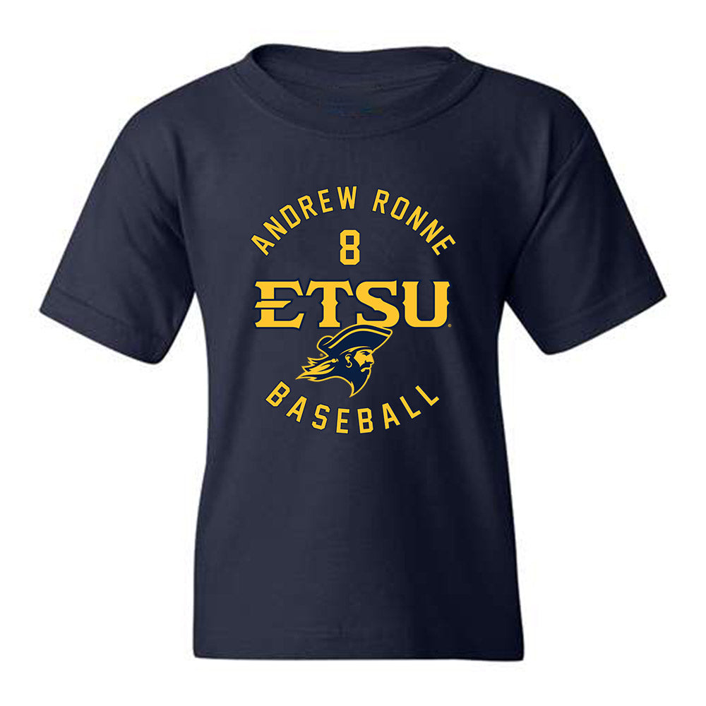 East Tennessee State - NCAA Baseball : Andrew Ronne - Classic Fashion Shersey Youth T-Shirt