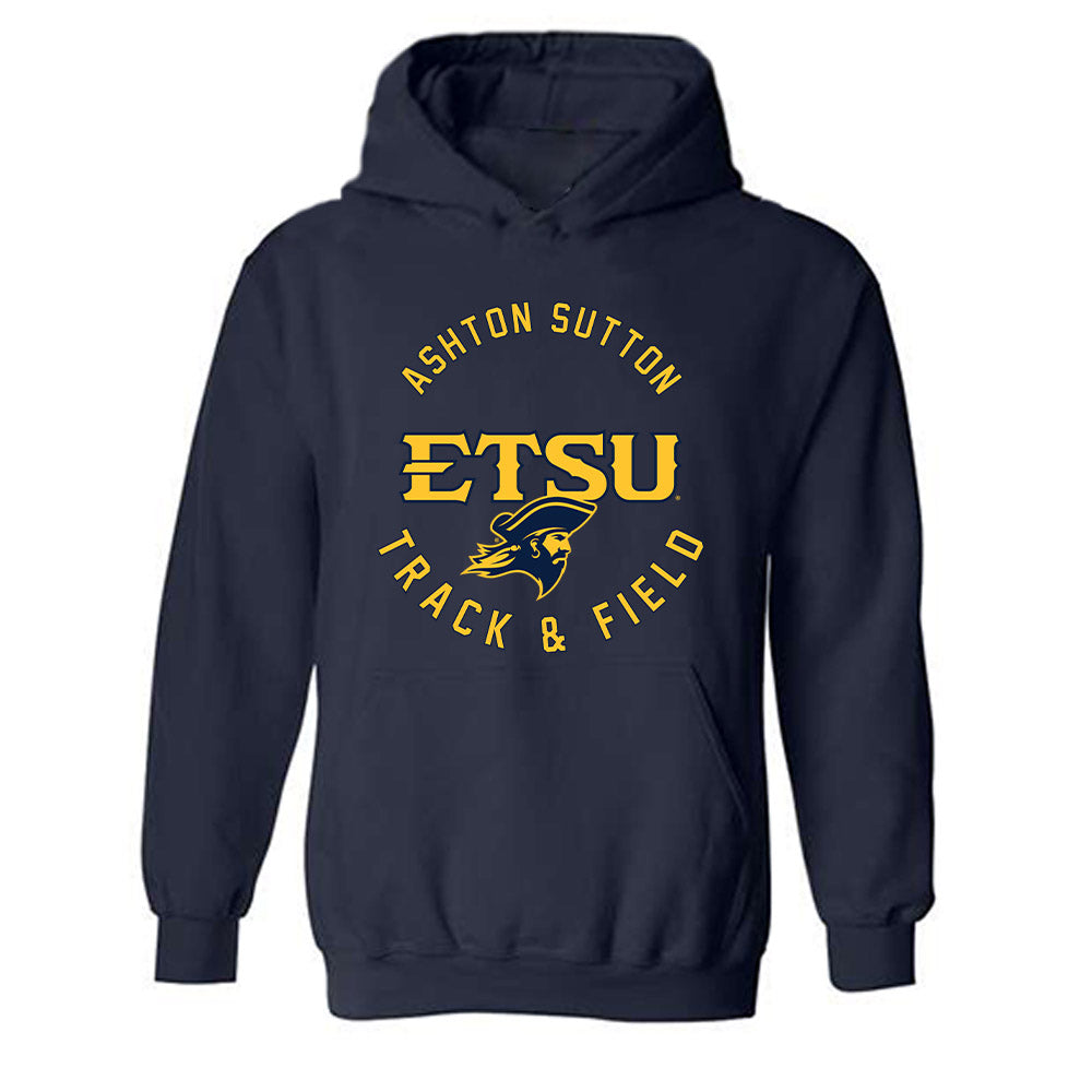 East Tennessee State - NCAA Men's Track & Field : Ashton Sutton - Classic Fashion Shersey Hooded Sweatshirt-0