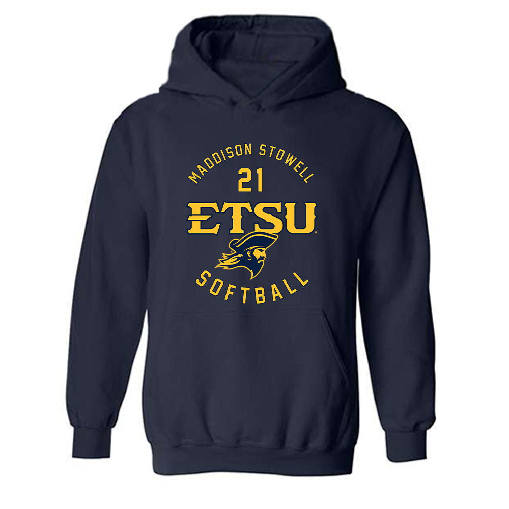 East Tennessee State - NCAA Softball : Maddison Stowell - Classic Fashion Shersey Hooded Sweatshirt