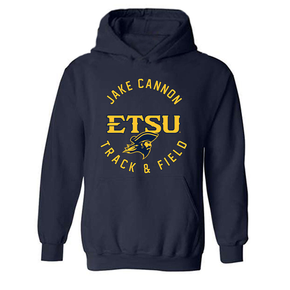 East Tennessee State - NCAA Men's Track & Field : Jake Cannon - Classic Fashion Shersey Hooded Sweatshirt